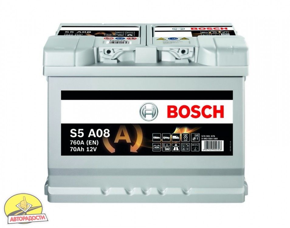 Батарея акумуляторна, 12В 70А/год